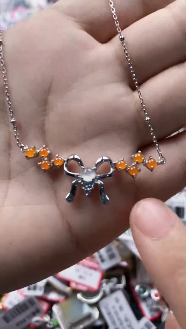 翡翠戒指银S925镶嵌5555---1