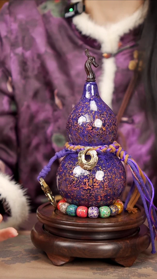 【闪购商品】40-易林高端工艺大漆酒葫芦--468