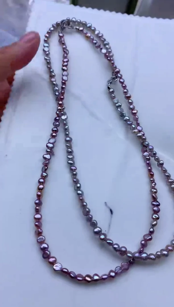 【闪购商品】淡水珍珠合金项链多发其一