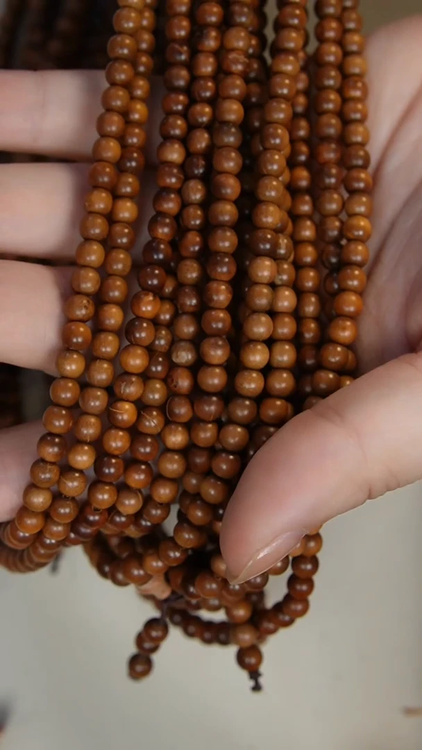 【闪购商品】檀香木手串/手链老山檀香0.5多圈多样式发其一瑕疵