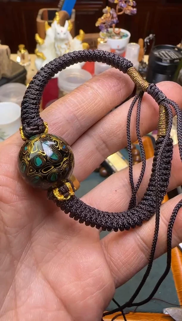 【闪购商品】大漆工艺品手串/手链大漆单圈手绳款20mm