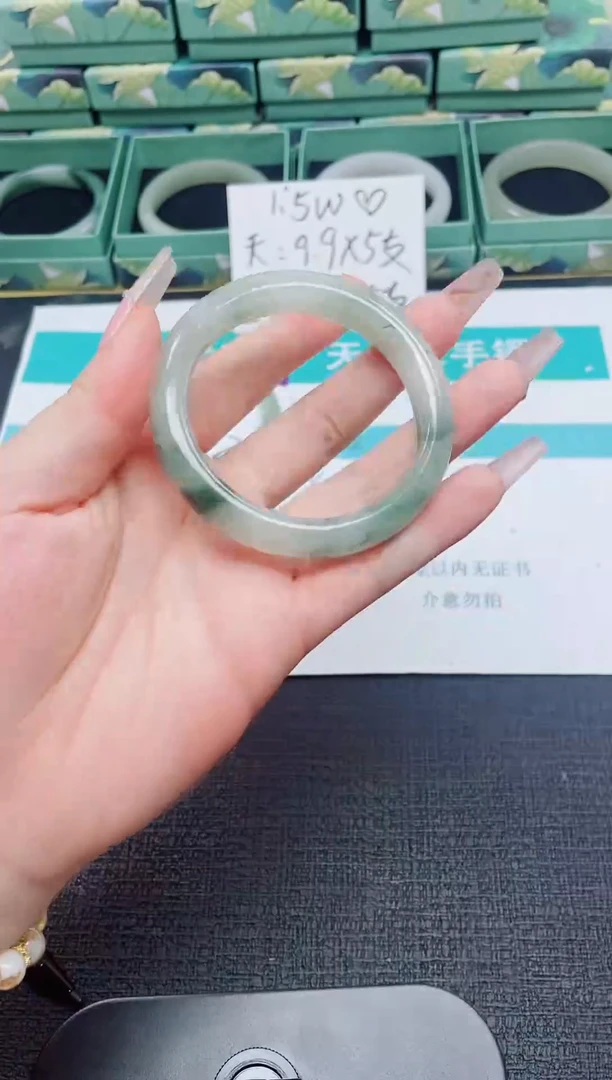未镶嵌手镯石英质玉102-54