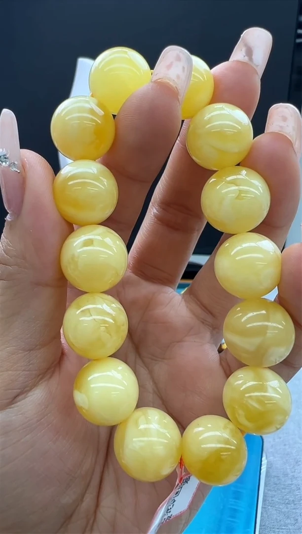【闪购商品】琥珀手链未镶嵌287秒拍号