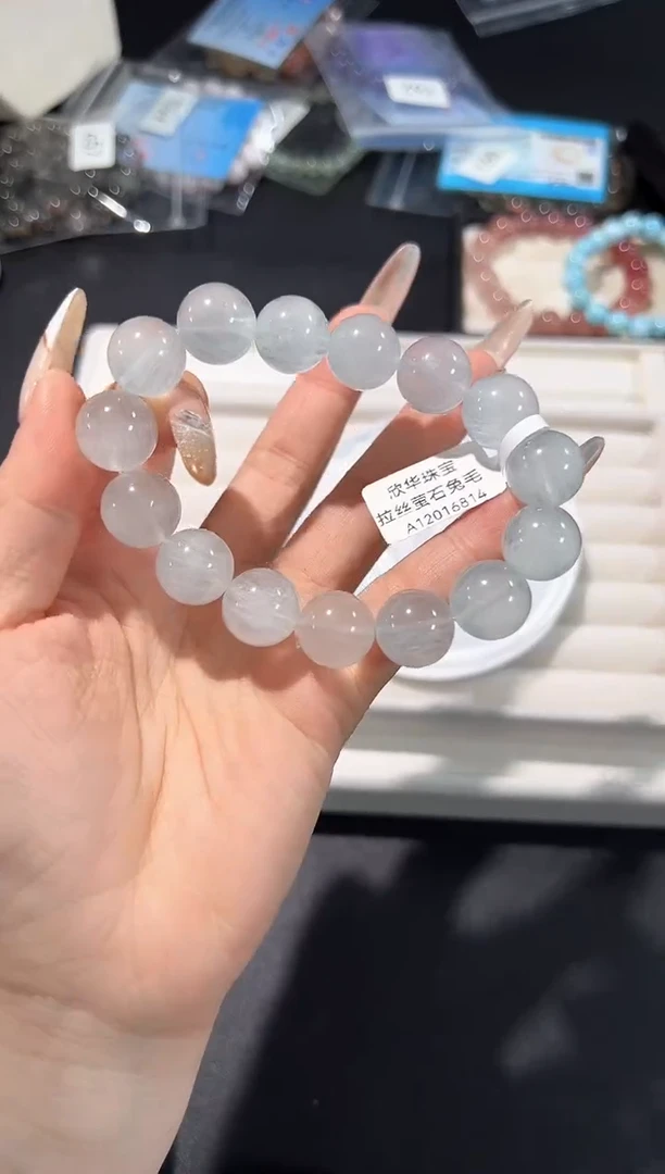 未镶嵌手链萤石64f多样性发其一【1条】默认微瑕