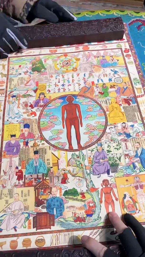 卷轴画曦曦的唐卡tk160