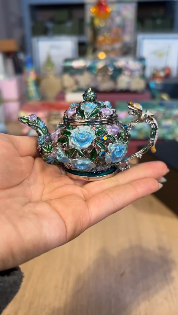 【闪购商品】杯221蓝色蜻蜓把把壶