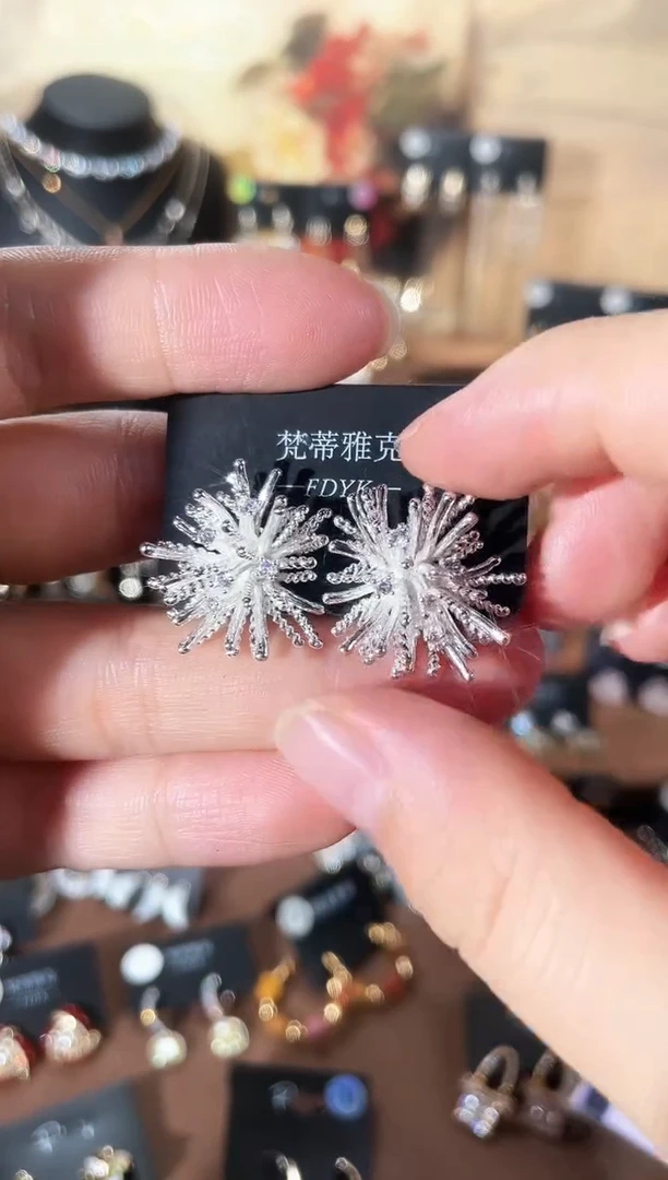 合金925银锆石梵1493
