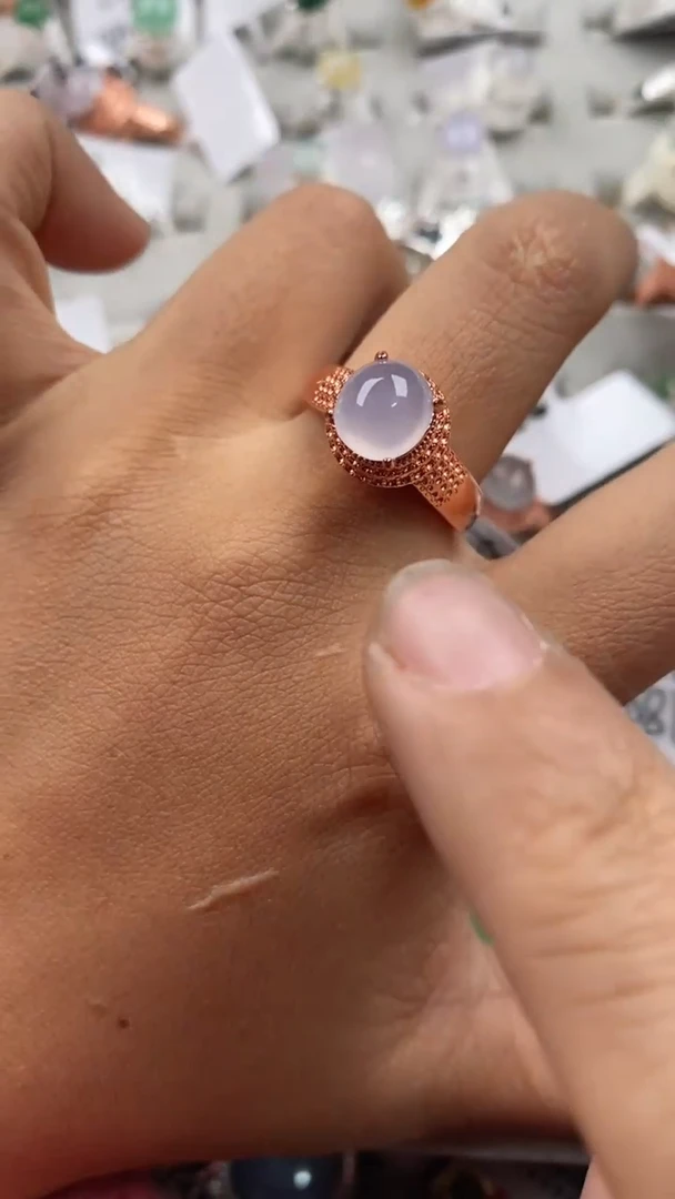 未镶嵌戒指翡翠999              2