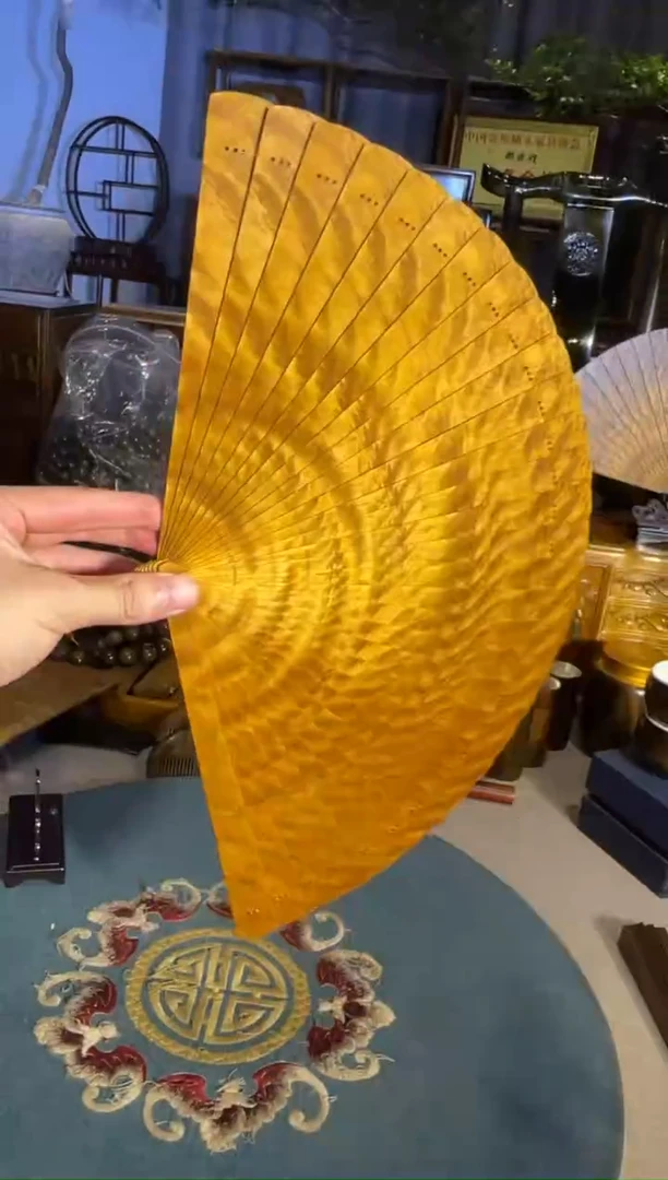 乌木类成套家具金丝楠 扇子 9