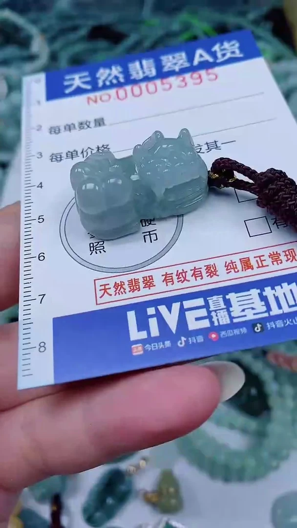 翡翠未镶嵌颈饰00005395
