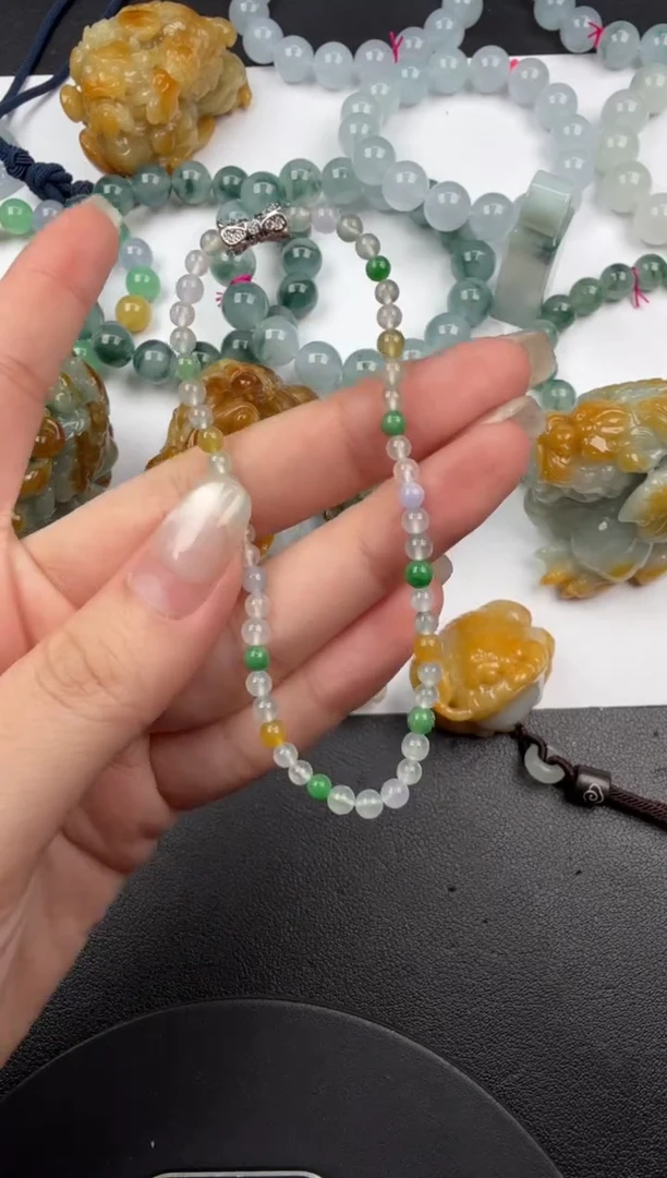 未镶嵌手串翡翠-186翡翠饰品