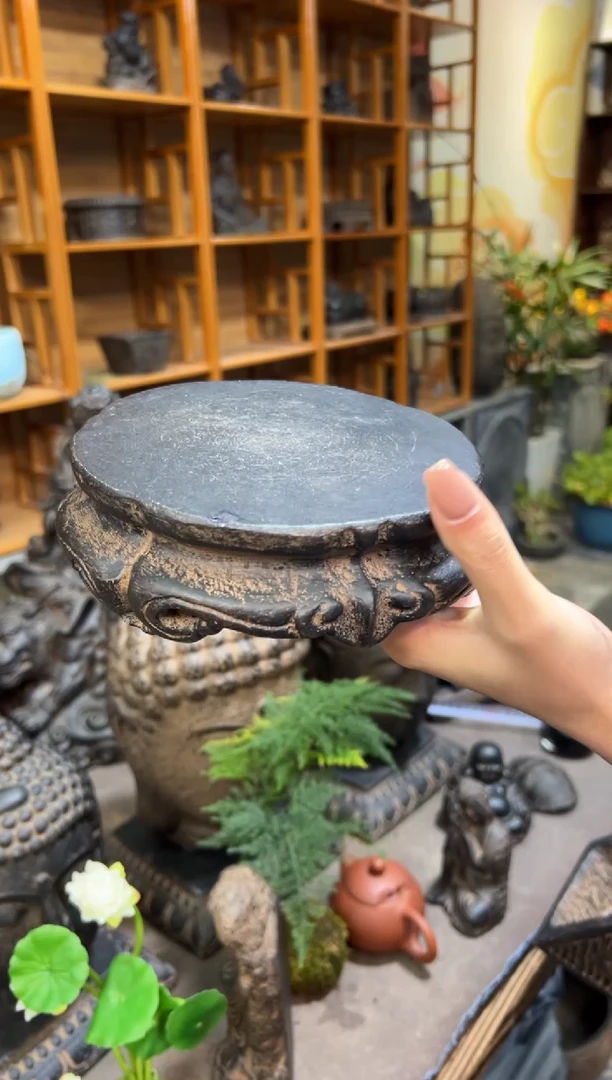 陶土【火山泥】金箍坛底座