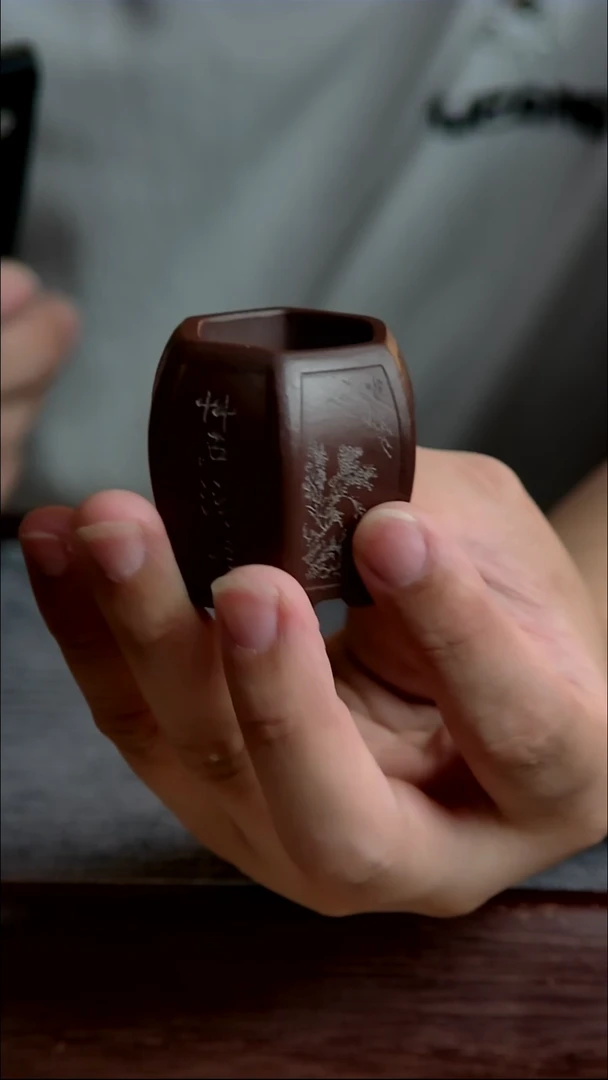 紫砂花盆2.8*4内径尺寸紫砂花盆