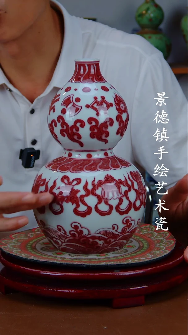 现代景德镇手工手绘陶瓷摆件40