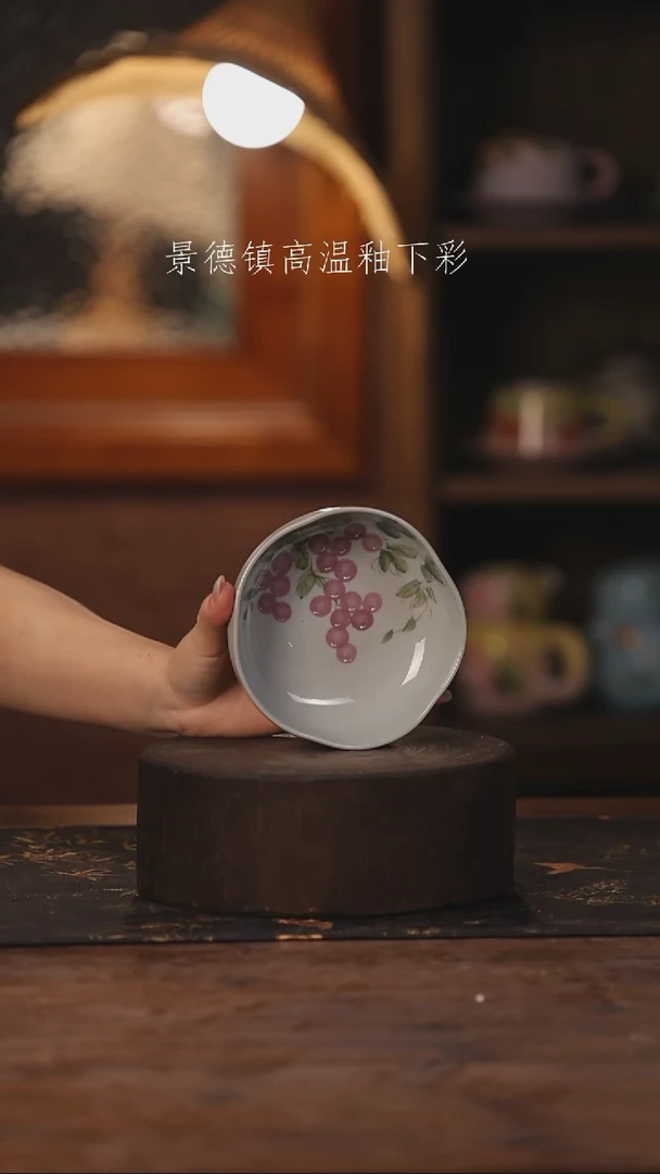 陶瓷景德镇高温釉下手绘陶瓷441