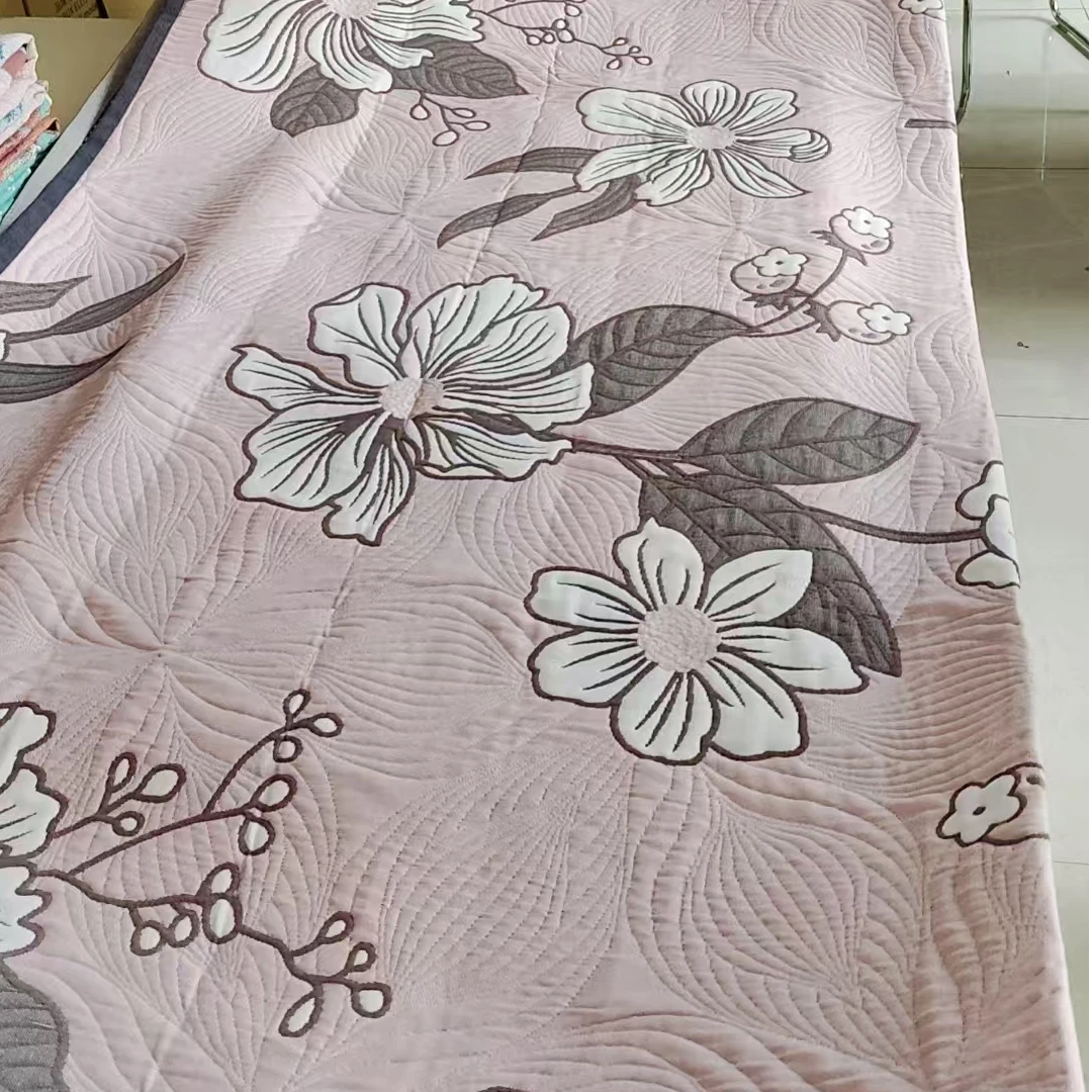 纯棉纱布盖毯--灼灼其华200*230