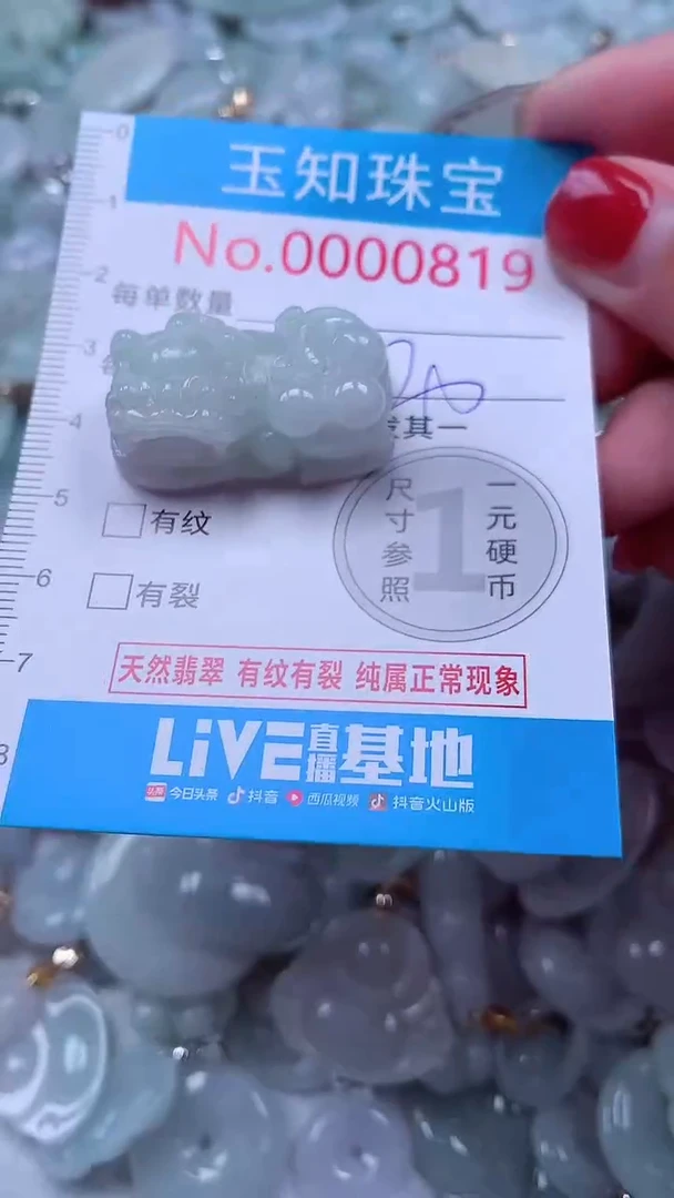 吊坠(不含链)未镶嵌翡翠819