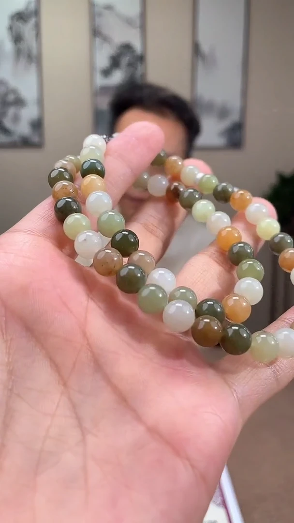 和田玉未镶嵌颈饰多样性拍一发一030068