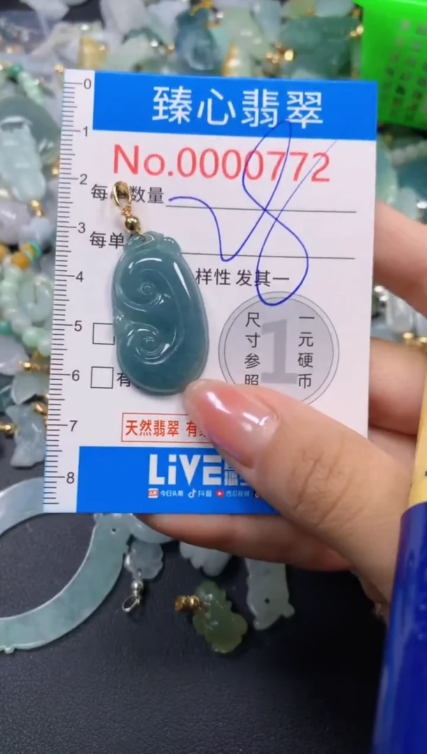 颈饰未镶嵌翡翠772