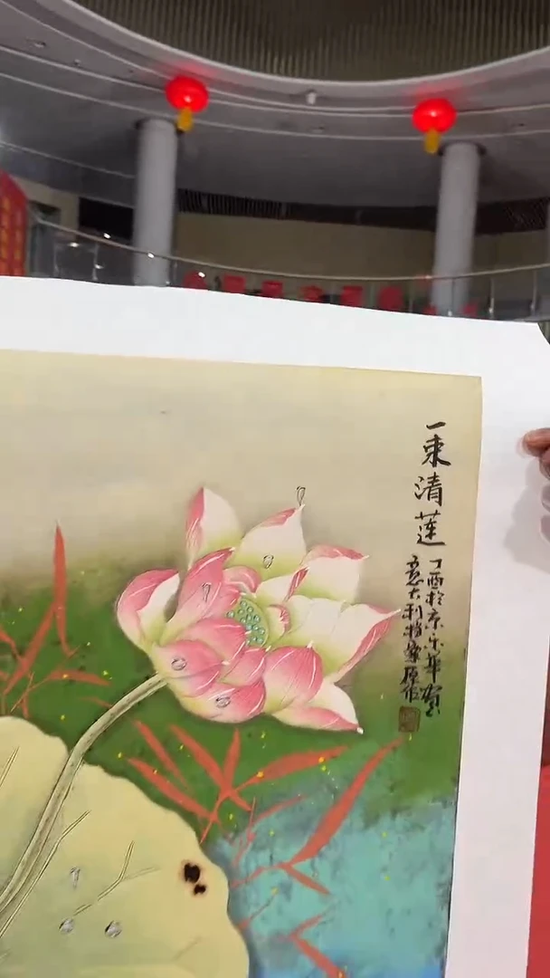 国画郑乐华手绘绘画作品31-39