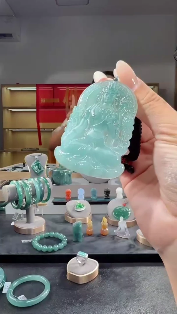 吊坠(不含链)未镶嵌翡翠度母（多样性发其一）