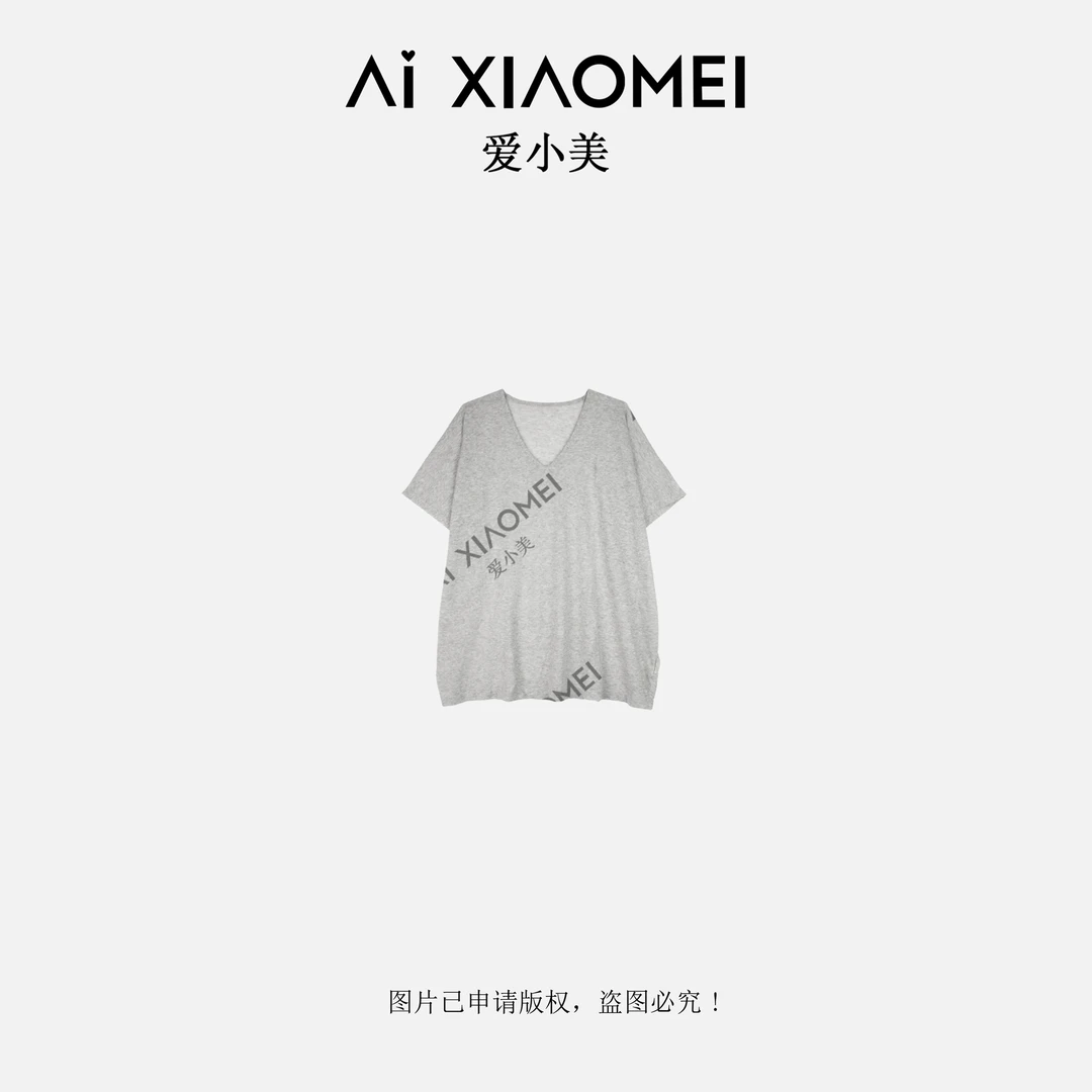 康赛妮亚麻棉T恤纯色百搭显瘦上衣2025夏季新款SY-2538