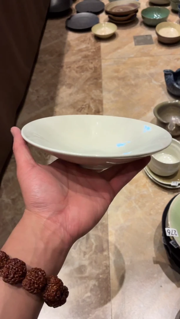 瓷片8寸定白斗盘（福利款）