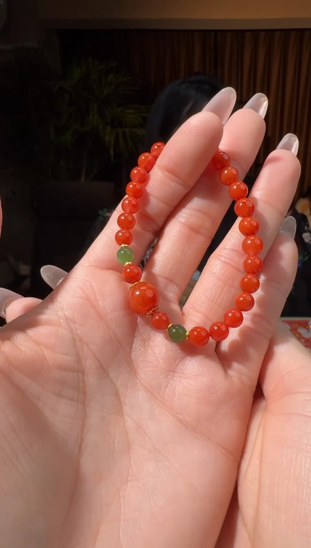 南红玛瑙未镶嵌颈饰14国风姐6.10多样性拍一发一