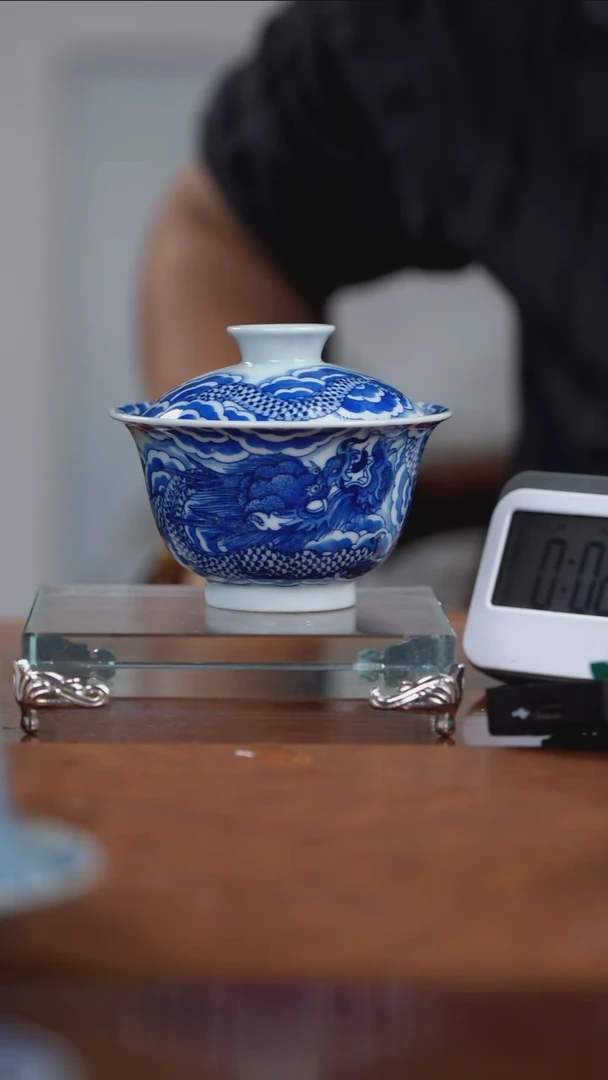 景德镇纯手工陶瓷盖碗