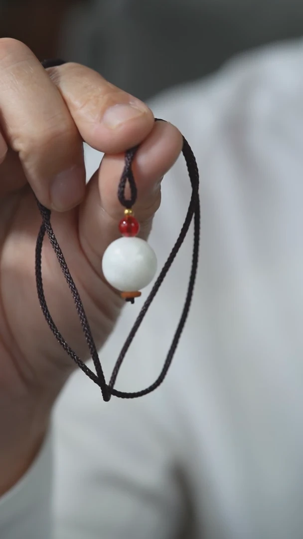 颈饰未镶嵌和田玉?**?转转珠