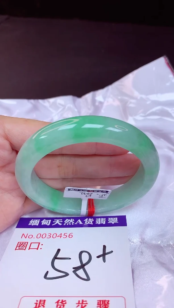 未镶嵌手镯翡翠58+