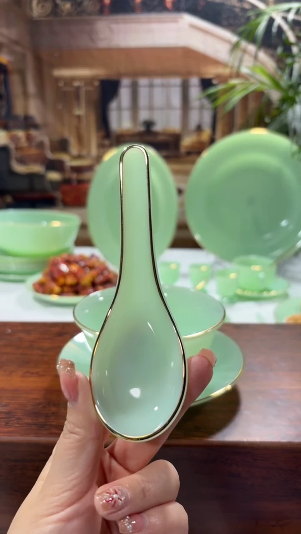 【闪购商品】...小汤勺玉瓷6个  【贝美】