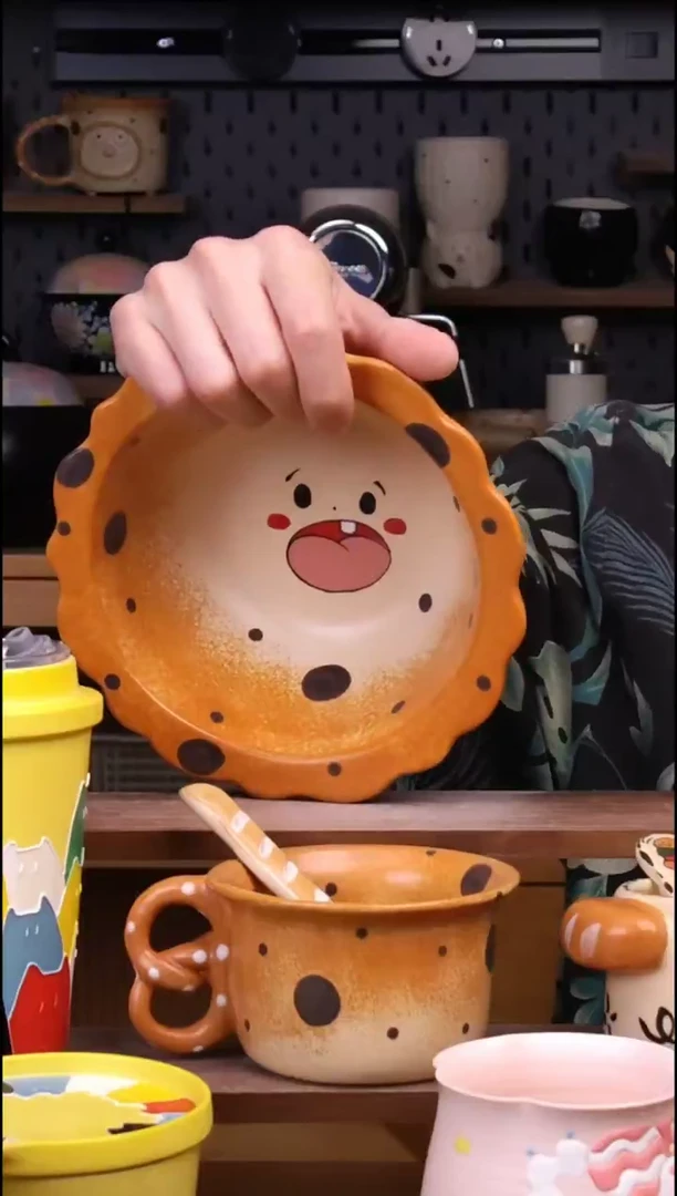 碗景德镇可爱设计师款陶瓷