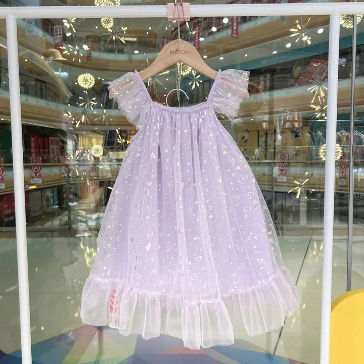皇室童缘2025夏季女童甜美连衣裙17630477004