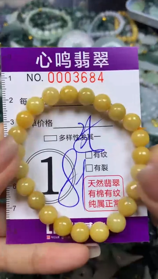 翡翠未镶嵌颈饰闪购003684