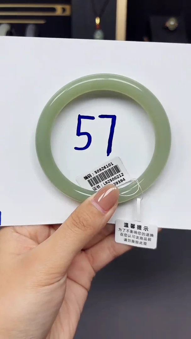 未镶嵌手镯和田玉6101