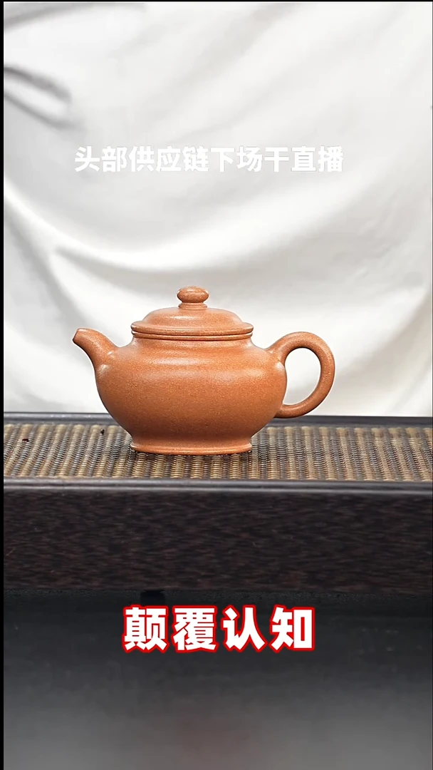 茶壶紫砂全手工黄降坡-掇只
