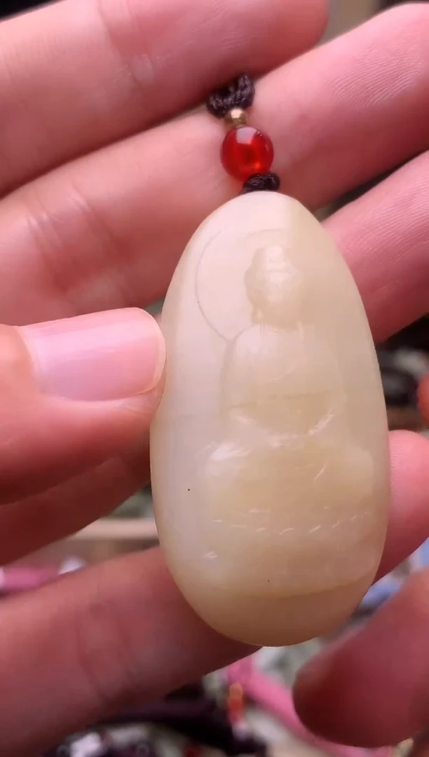 颈饰未镶嵌和田玉新疆料青海料清水和田玉吊坠