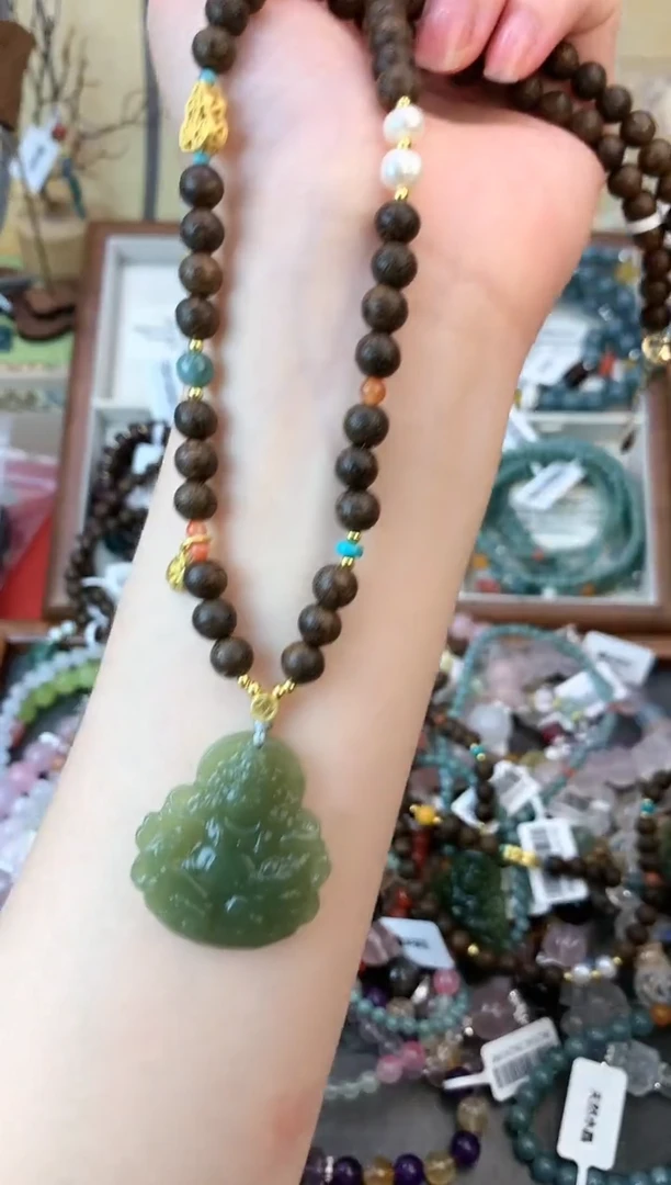 未镶嵌檀香木吊坠292