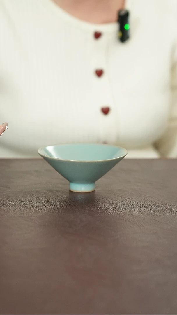 摆件瓷汝宋汝瓷原矿釉汝瓷