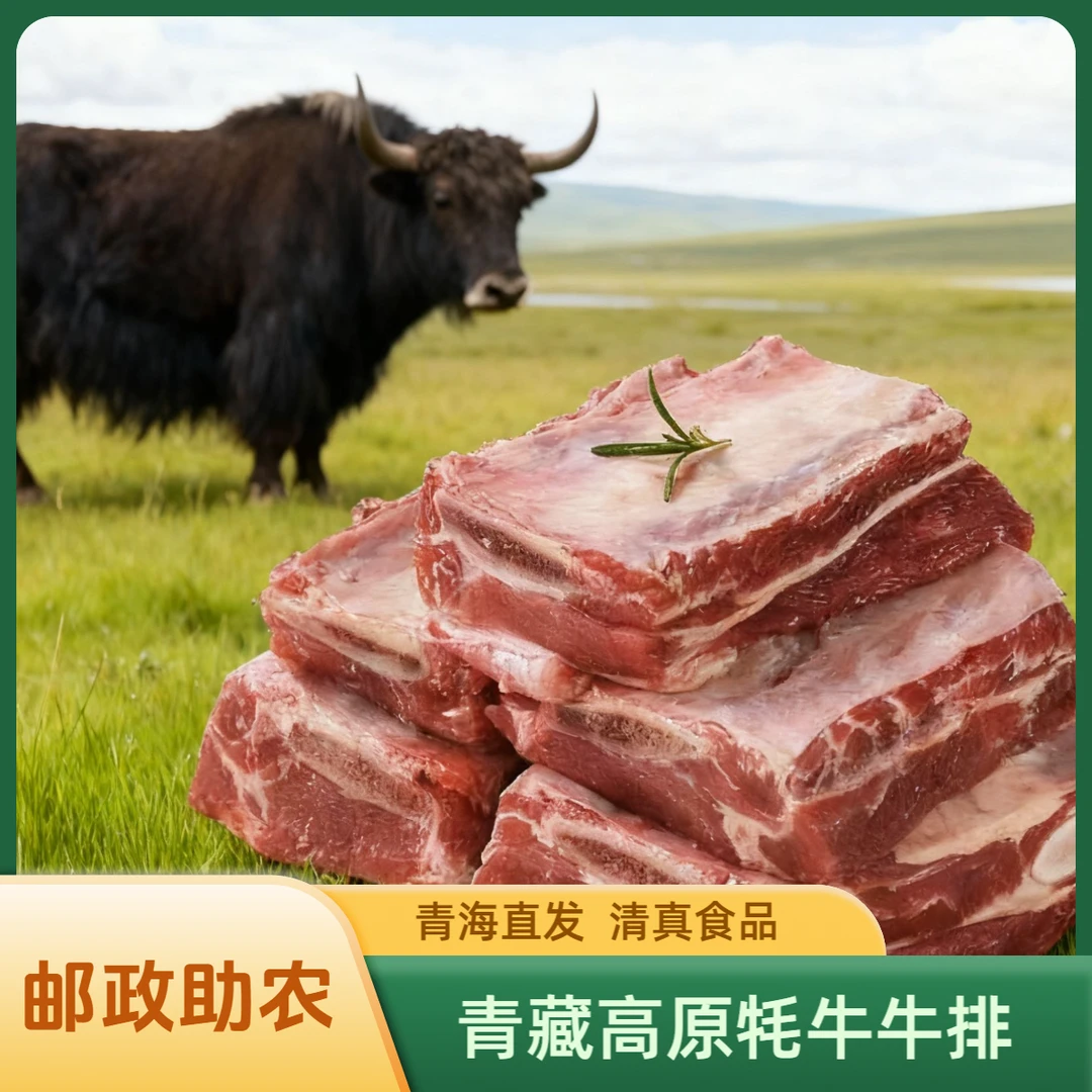 【邮政助农】青藏高原牦牛带骨牛肋排可炖煮煲汤红烧【清真食品】