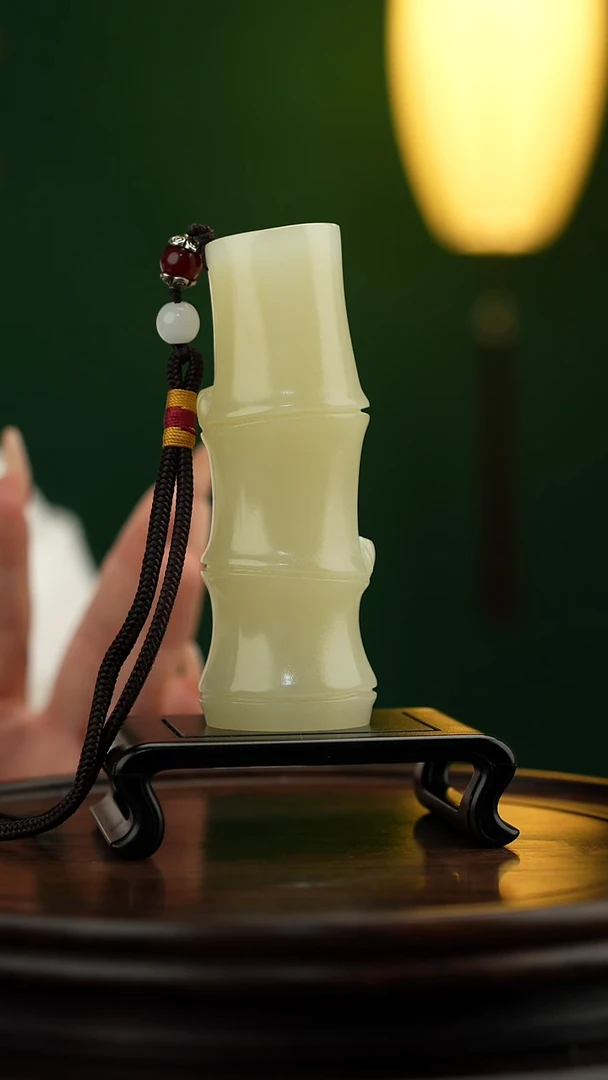 玉【节节高升】天然玉石手把件