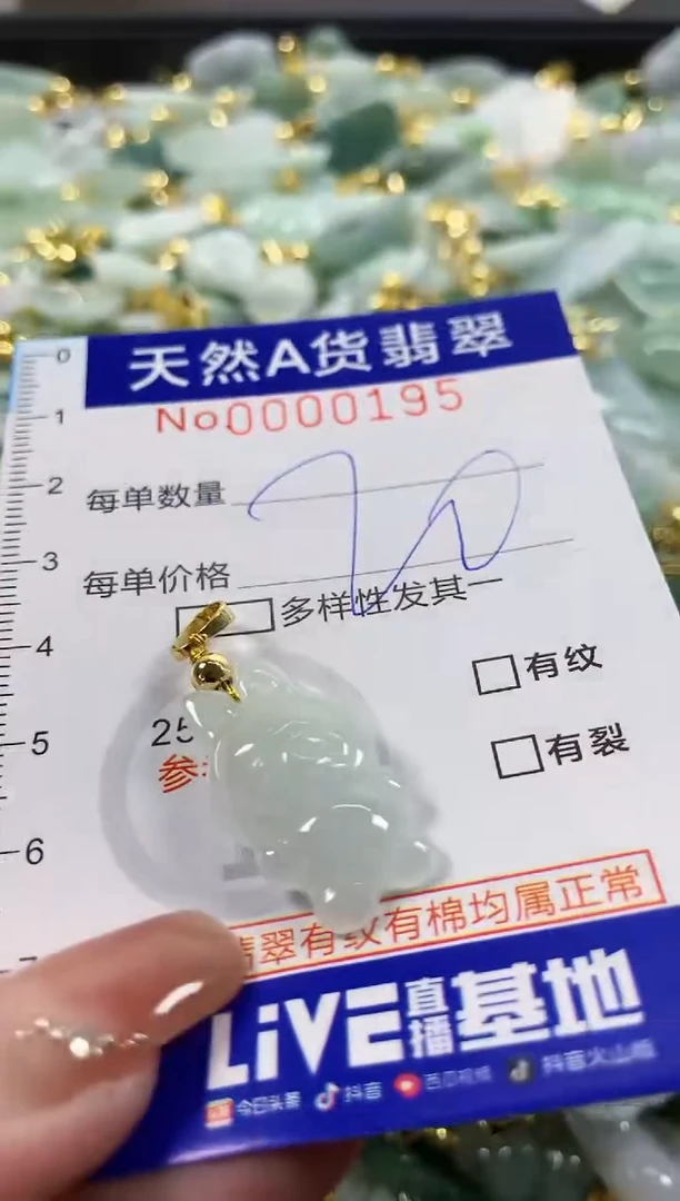 颈饰未镶嵌翡翠天然A货翡翠