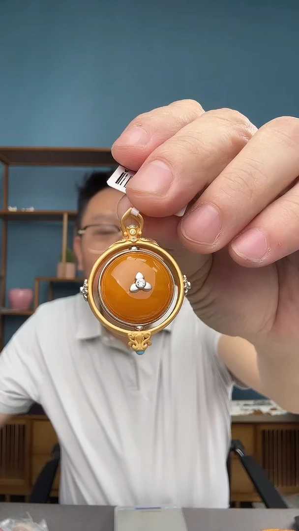 裸石琥珀未镶嵌46（有瑕介意勿拍）