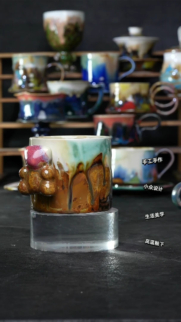 设计师款景德镇森涩手创陶瓷（食品级）504