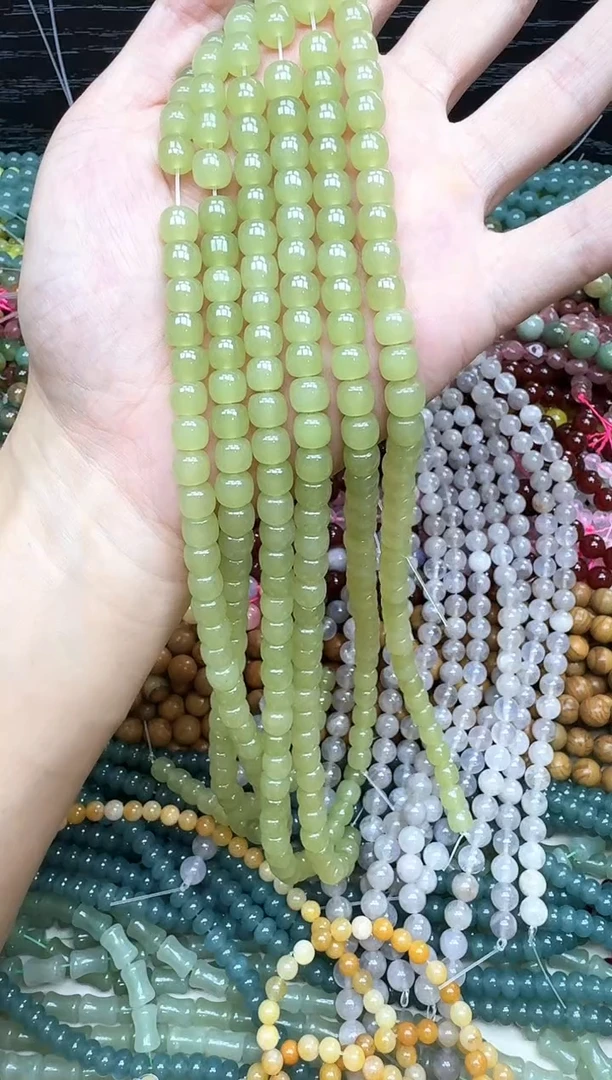 玛瑙/玉髓散珠未镶嵌晴水老型8mm