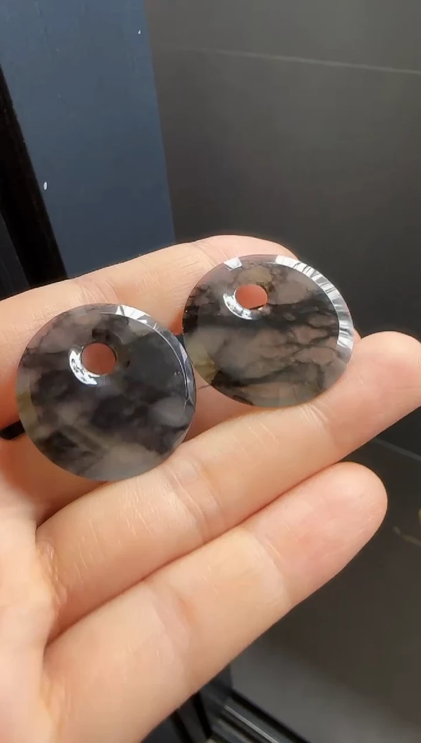 【闪购商品】翡翠耳饰未镶嵌00000890