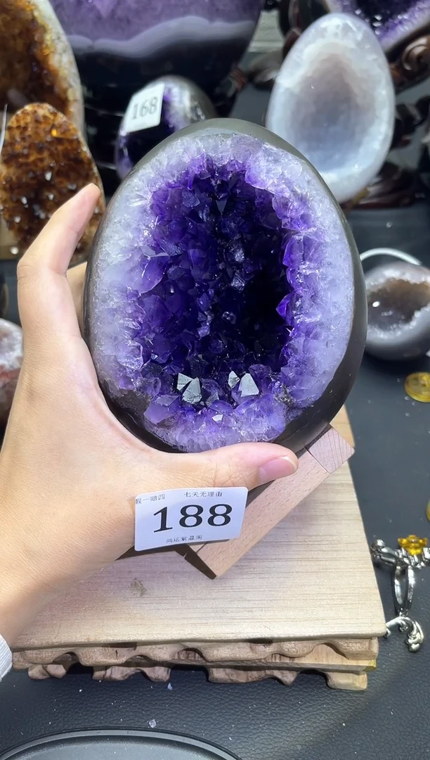 未镶嵌大型摆件（非配饰）紫晶188号龙蛋