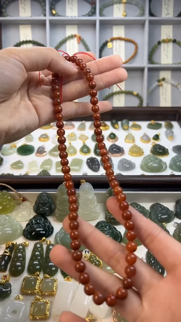 未镶嵌手串南红玛瑙1