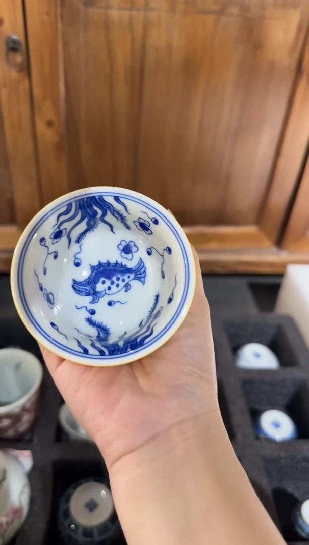 瓷片景德镇陶瓷手工手绘